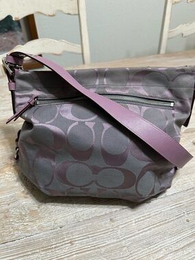 バッグ Vintage Coach Purple Becket Shoulder Bag Coach | Bags | Vintage Coach Becket Zip Hobo Shoulder Bag Purse